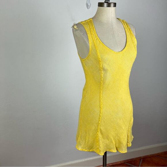 Flax Yellow Tank Top - Picture 2 of 10
